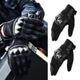thumbnail image 4 of Eigraketly Paquete de 2 guantes para motocicleta, guantes cómodos de malla portátiles, Protector de manos inastillable, deporte antideslizante para Ciclismo Negro L Eigraketly OD027625-06, 4 of 6