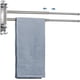 thumbnail image 1 of (Silver)Bathroom Towel Rack, Wall Mounted Towel Rail with 2 Bars 180 Rotating Stainless Steel Towel Dryer Extendable up to 50 cm, 1 of 2