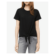 Calvin Klein Jeans Top Front Tie Knot S/Black