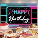 thumbnail image 2 of Musical Theme Happy Birthday Backdrop Music Dance Party Banner Musical Social Media Birthday Background Party Decorations Supplies, 2 of 4