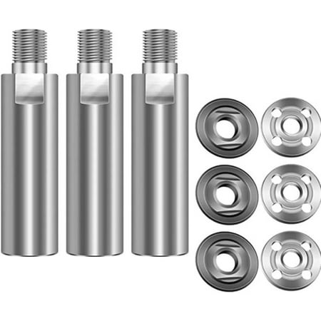 

ZX M10 M14 Thread Adapter Extension Rod 65-115mm Angle Grinder Extension Connecting Rod Grinding Connection Power Tools (Color : M10-80mm)-0810