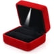 thumbnail image 1 of Caja de terciopelo roja para anillos con luz LED para bodas, propuestas y compromisos., 1 of 5