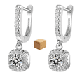 thumbnail image 1 of Aretes Pendientes De Plata 925 Mujer Belug Plateado, 1 of 5
