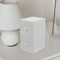 thumbnail image 1 of ETHZZLE 2Pcs Stackable Drawers for Makeup and Jewelry Material in White Color, 1 of 7
