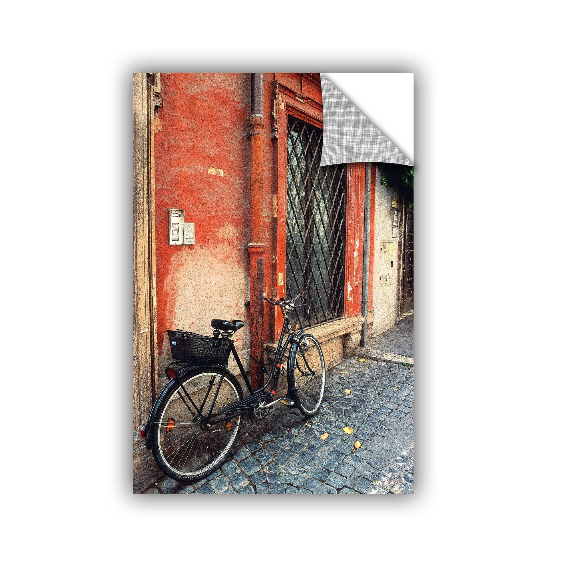 ArtAppealz Kathy Yates "La Bicicletta" Removable Wall Art