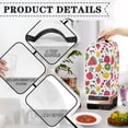 thumbnail image 4 of HELLHERO Watermelon and Kiwi Pattern Multifunctional Coffee Machine Dust Cover with Waterproof Handle Protects Against Scratches Home Kitchen Indoor, 4 of 6
