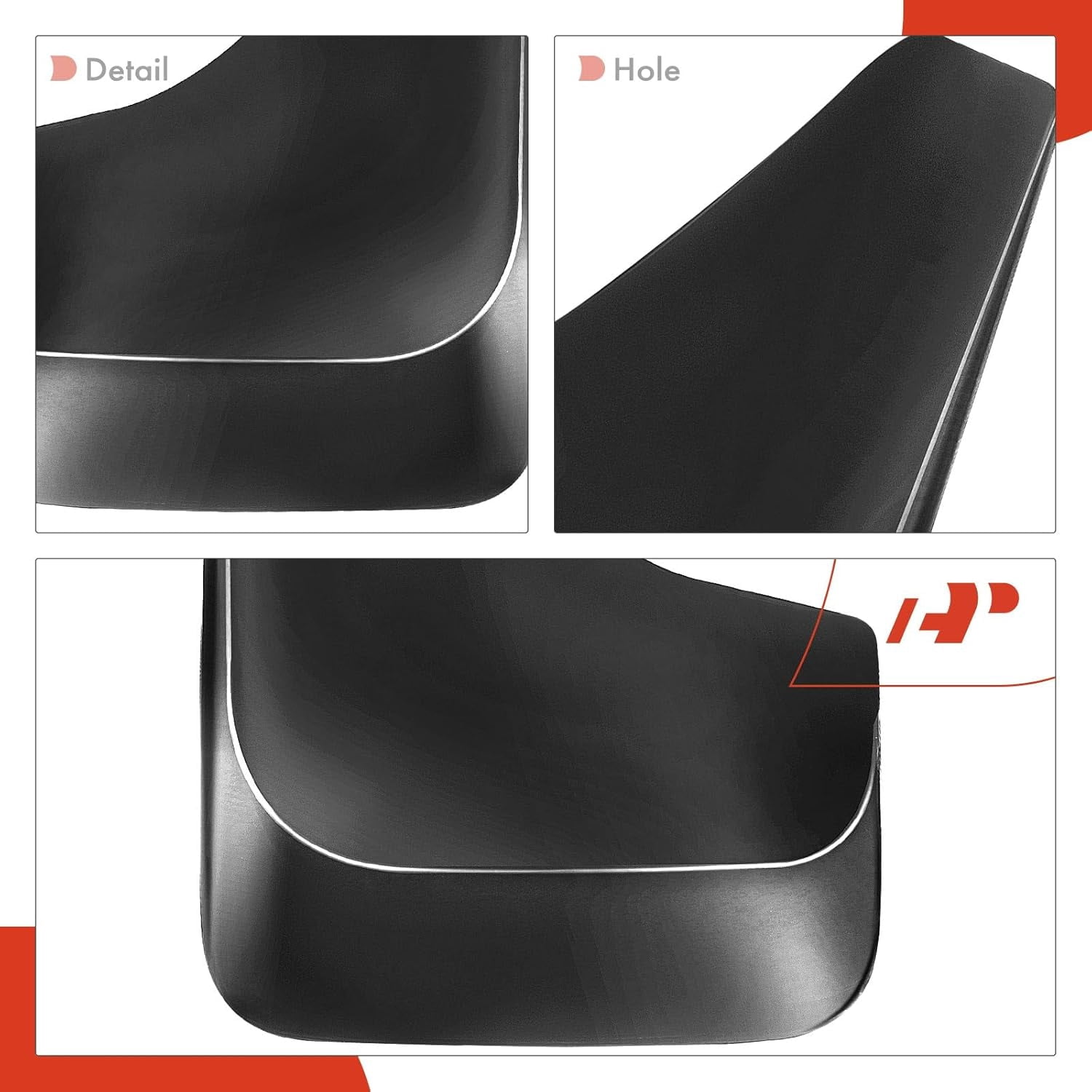 A-Premium Splash Guards Mud Flaps Mudguards Compatible with Chevrolet Aveo Camaro Cobalt Corvette HHR Impala Malibu Monte Carlo Prizm S10 4-PC Set Fits select: 1999-2004 CHEVROLET S TRUCK