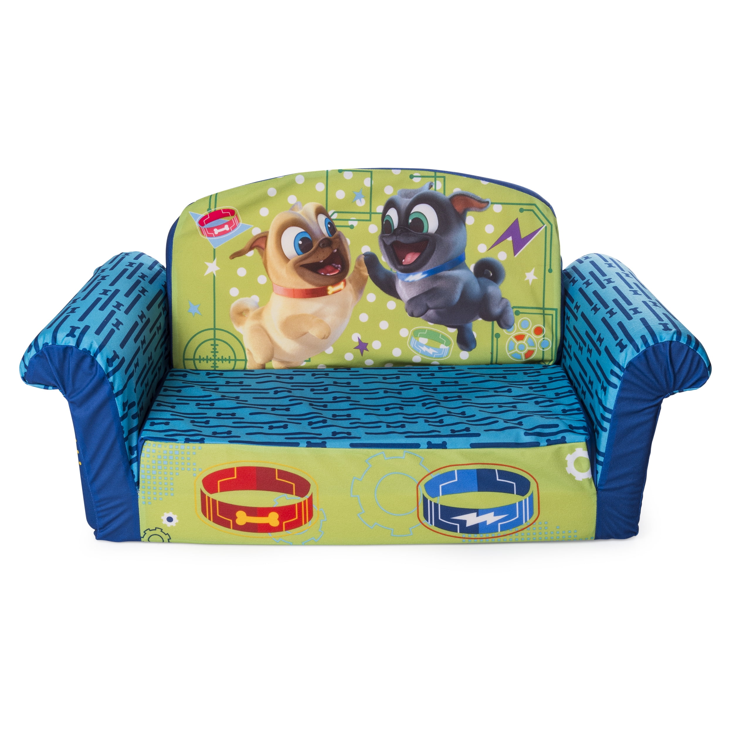 Marshmallow Furniture, Children's 2 in 1 Flip Open Foam Sofa, Disney's