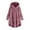 Pink, variant on MaFYtyTPR Winter Fuzzy Fleece Jacket For Women Plus Size Solid Color Button Plush Tops Hooded Loose Cardigan Wool Coat Navy M