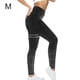 thumbnail image 2 of Sonducket Pantalones de cintura alta con estampado para correr, mallas de ejercicio, adelgazantes, transpirables, para viajar, hasta el tobillo, Prendas para la parte inferior del cuerpo Negro METRO, 2 of 6