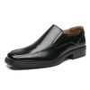 Mens Dress Shoes La Milano Geniune Leather Moc Toe Slip On Loafer
