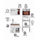 thumbnail image 5 of Combo Gabinete Para Baño DACA Con Sobre WC Y Botiquin., 5 of 6