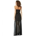 thumbnail image 6 of Nicole Miller Artelier BLACK Chiffon Strapless Gown, US 8, 6 of 7
