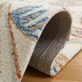 thumbnail image 5 of SAFAVIEH Micro-Loop Tendrils Leaves Area Rug, Ivory/Rust, 8' x 10', 5 of 11