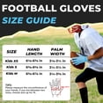 thumbnail image 6 of HANDLANDY Youth Football Gloves, Kids Sticky Receiver Gloves,Super Grip Football Glove Best Gift for Boys,Girls, 6 of 6