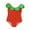 Red, variant on Hienoo Newborn Girls Strawberry Print One-Piece Swimsuit Bathing Suit UPF 50+ Swimwear