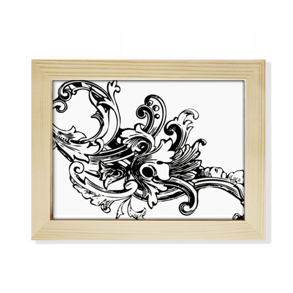 Baroque Art Decoration Modern Pattern Desktop Photo Frame Picture Art Decoration Painting 6x8 inch