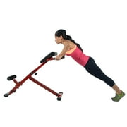 Stamina X Hyper Extension Exercise Bench, Red and Black