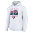 thumbnail image 2 of Men's Starter White Florida Panthers Four Team Name Logo Fleece Pullover Hoodie, 2 of 3