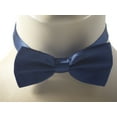 thumbnail image 4 of Mens Smooth Satin Feel Wedding Pre-Tied Bow Tie and Pocket Square Sets, 4 of 7