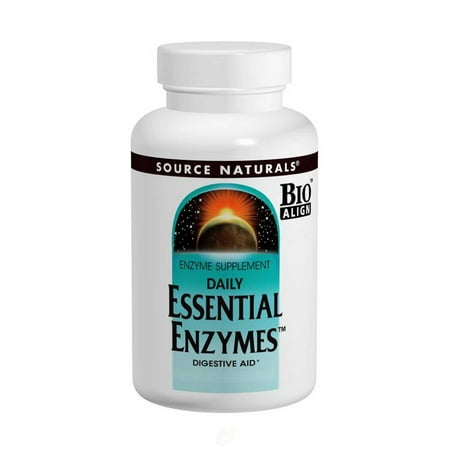 Source Naturals - Daily Essential Enzymes, 500 mg, 240 Capsules, Pack of