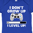 thumbnail image 4 of Inktastic I Dont Grow Up I Level Up with Game Controller White Boys or Girls Baby Bodysuit, 4 of 5