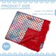 thumbnail image 2 of Tela de escamas de 1,09 yardas, 59 pulgadas de ancho, roja iridiscente, brillante, holográfica, spandex, poliéster, brillante, con estampado de escamas de pez, 2 of 9