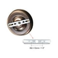 thumbnail image 2 of Uxcell 104mm Vintage Ceiling Lamp Plate Light Canopy Kit with Hook Gold Bronze 2Pack, 2 of 5