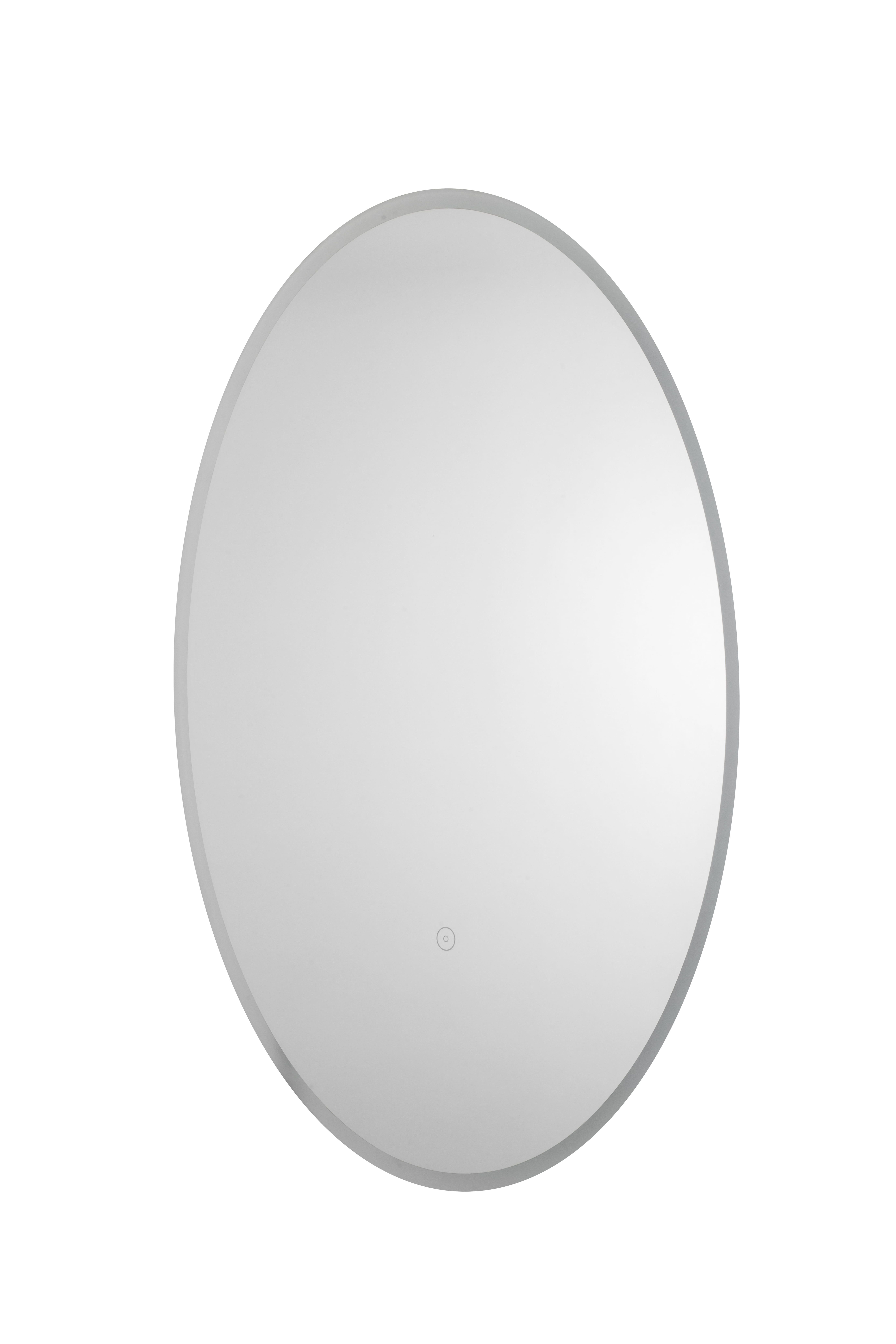 Croydex Ashmere Oval Illuminated Mirror with Hang N Lock Easy Fitting System (20X28in)