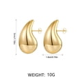 thumbnail image 4 of Fiudx Pinza para Cabello Sin Orificio para La Oreja, Aretes de Metal con Incrustaciones de Diamantes Multicapa En Forma de C, Aretes Detumescentes, 4 of 4