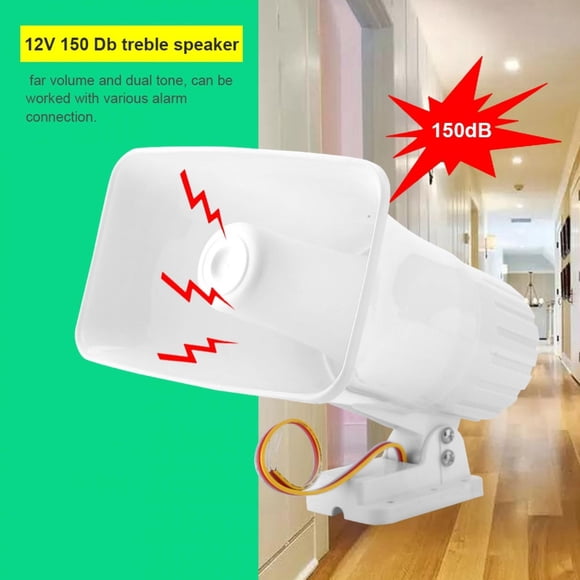 AMONIDA Alarm Siren, Dual Tone Panic Alarm, Gas Leakage Alarm Alarm Host For Doorway For Balcony