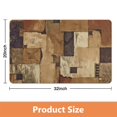 thumbnail image 4 of Rockwood Collection's 20x32 Inch Bathroom Rug - Modern Geometric Patchwork Design, Perfect Addition to Bedroom, Office, Living Room, Entryway, Hardwood Floors, 4 of 5