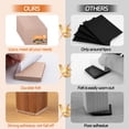 thumbnail image 2 of BAIPOK Almohadillas para muebles, paquete de 9, 8 x 6 x 1/5 pulgadas, almohadillas de fieltro premium para muebles, almohadillas de fieltro autoadhesivas y cortables, protectores de piso antiarañazos, 2 of 7