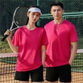 thumbnail image 4 of pstuiky camisetas de hombre, Blusa deportiva informal de color liso con cuello redondo y manga corta elástica para hombre camisas casuales para hombre xl, 4 of 6