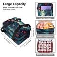 thumbnail image 3 of Hearts Battle Insulated Double-Layered Lunch Bag with Two Compartments - Large Capacity Hand-Carry Meal Bags for Insulation and Refrigeration - 7.1x11.4x16.1 inches, 3 of 6