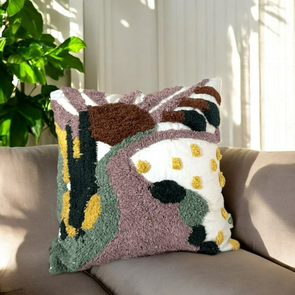 LUSHLYF Earthy Essence Tufted Cushion Cove
