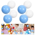 thumbnail image 2 of 100 piezas de bolas de color océano redondas pelotas de color de juguete Pits para jugar billar, 2 of 7