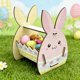 thumbnail image 4 of Decoraciones de Pascua, adornos de Pascua, regalos de Pascua, cesta de almacenamiento de conejos de madera de Pascua, organizador de escritorio y pieza decorativa, artículo decorativo festivo, cesta d, 4 of 6