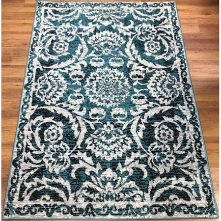 Astoria Grand Dunlin Fl Blue Cream Area Rug Astoria Grand Dunlin Fl Blue Cream Area Rug