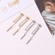 thumbnail image 5 of 1 par de pendientes largos con borlas minimalistas, elegantes, colgantes para mujer, joyería plateada, 5 of 6
