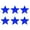 Blue, variant on JZROCKER 6pcs Reflective Star Vehicle Stickers Self-Adhesive for Night Driving Easy Installation on Car Truck Motorcycles