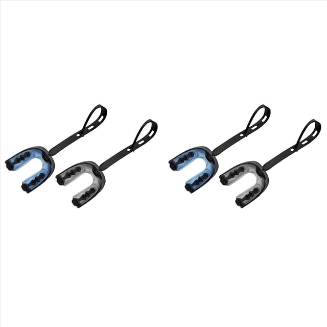 4 Piezas de Protector Bucal de Fútbol, Protector Bucal Deportivo, Boquilla de Fútbol para Todos los Jóvenes y Adultos, para Fútbol, Boxeo, Hockey