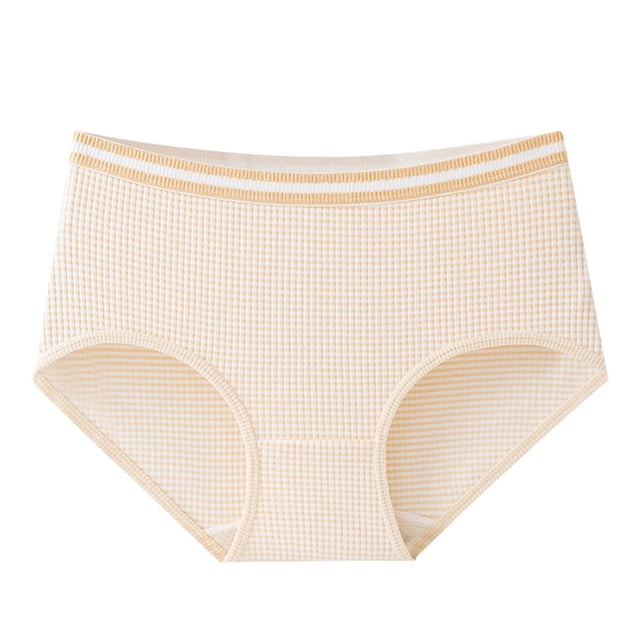 Puntoco Bragas para mujer, cintura alta, moda femenina, color sólido, abrigadas, tiro medio, transpirables, para tiempo libre