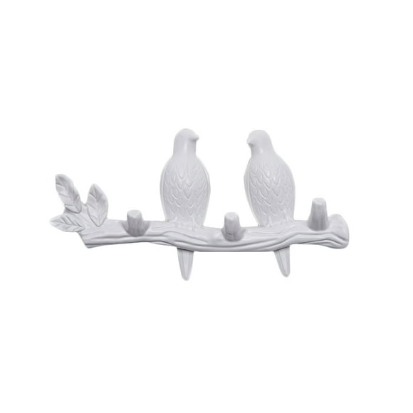 SUNSBELL Punch-Free Bird Towel Hook Plastic Bird Hanger Durable Innovative Bird Clothes Cap Rack Bird Ganging Shelf Wall Coat Clothes Holder for Home Living Room Bedroom Kitchen Bathroom