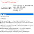 thumbnail image 2 of Crankcase Gasket Set - Compatible with 2001 - 2005 BMW 530i 2002 2003 2004, 2 of 2