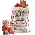 thumbnail image 3 of Saco de Navidad de Papá Noel para niños, bolsa grande de 50 estilos, para regalo, con cordón, decoración de Festival, 3 of 4