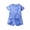 Blue, variant on LYMAYTER Newborn Boys Summer T-Shirt Outfit 2PCS Infant Tie Dye Short Sleeve Tee Tops Shorts Set for 6-36M