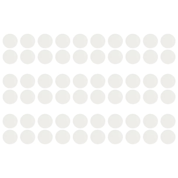 60 unidades de cubrepezones invisibles, cinta adhesiva, parches anti-rozaduras Blanco