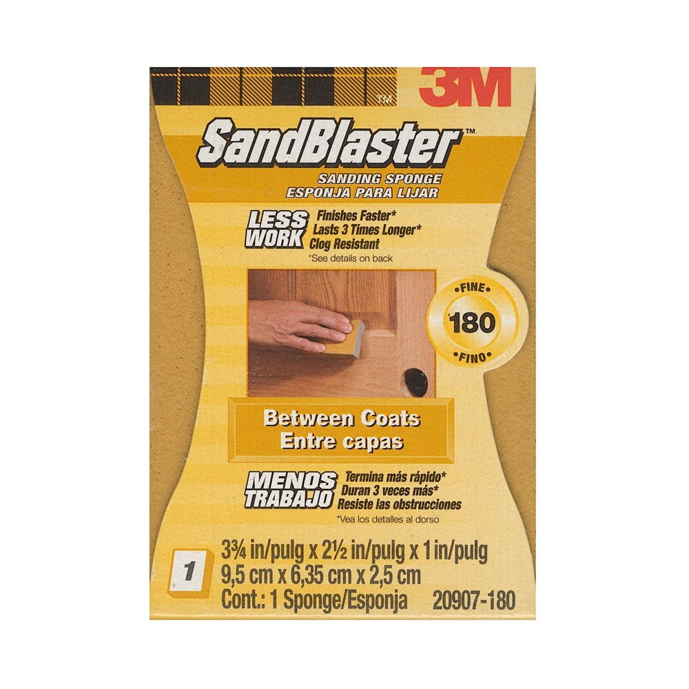 SandBlaster Sanding Pads and Sponges 180 grit sanding sponge (pack of 4