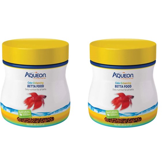 Aqueon Color Enhancing Betta Food .95 oz. 2-Pack